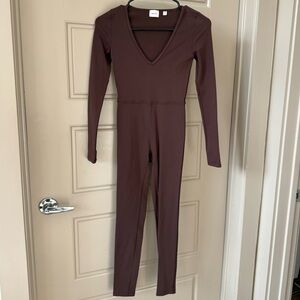 Wilfred free Aritzia Brown Jumpsuit (2XS)